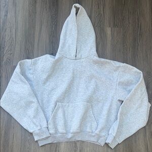 SKIMS Cotton Fleece Gray Hoodie